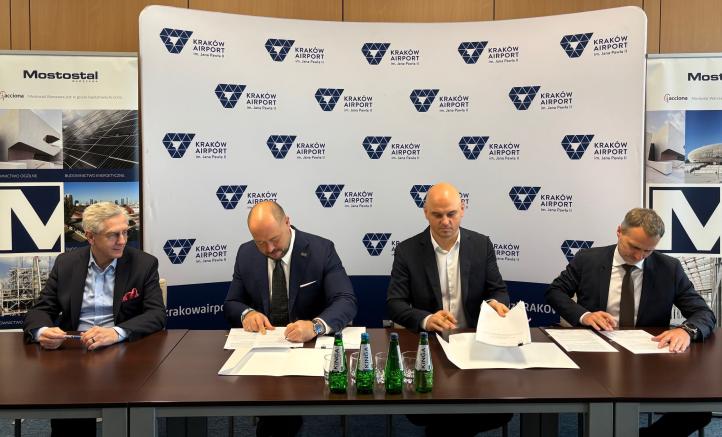 Kraków Airport podpisał umowę na budowę nowego budynku technicznego stacji uzdatniania wody (fot. Kraków Airport)2