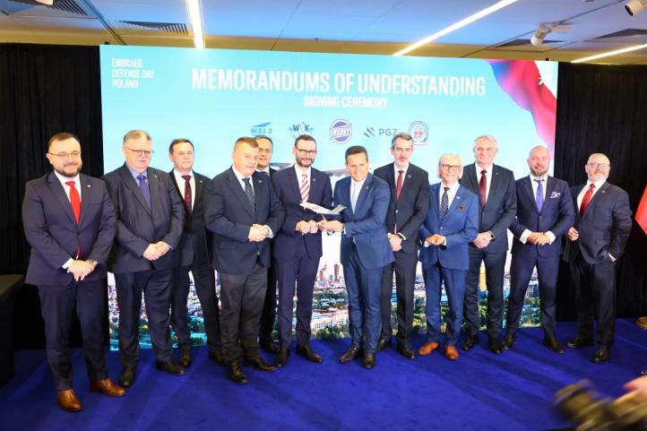 Polska Grupa Zbrojeniowa i Embraer podpisały porozumienia o współpracy (fot. PGZ)2