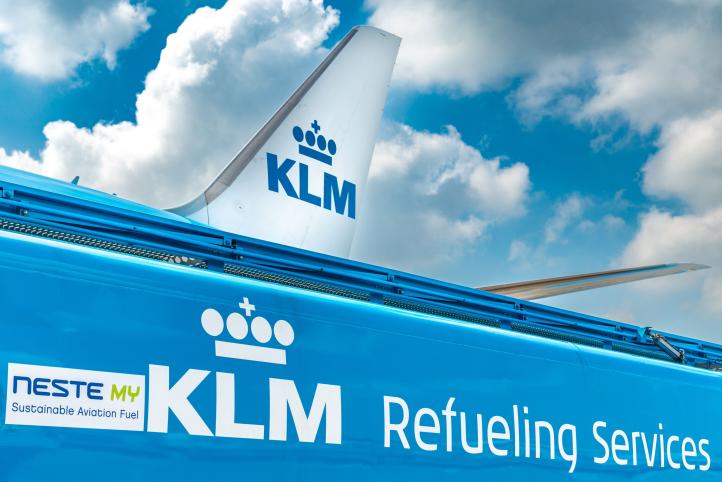 Tankowanie samolotu KLM (fot. KLM)2