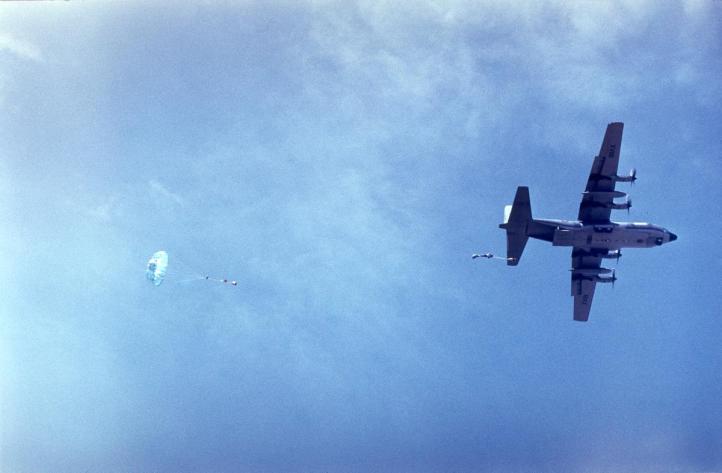 C-130 Hercules podczas misji w Etiopii (fot. Centrum Weterana Działań Poza Granicami Państwa)