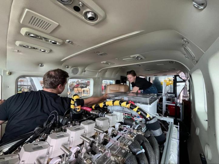 Chłodzenie LRU na pokładzie Cessny Caravan (fot. Overview Energy)