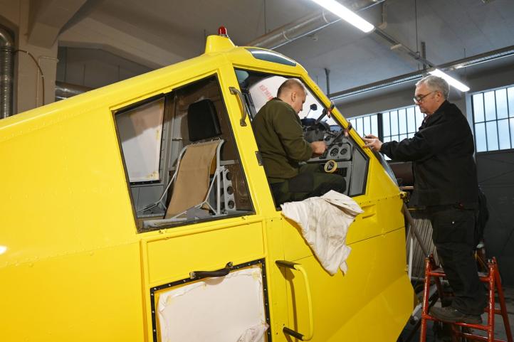 PZL-106AR Kruk - renowacja (fot. Muzeum Lotnictwa Polskiego)2