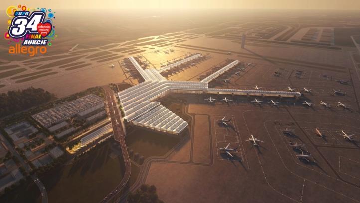 Wizyta na budowie Port Polska dla WOŚP 2026, fot. allegro