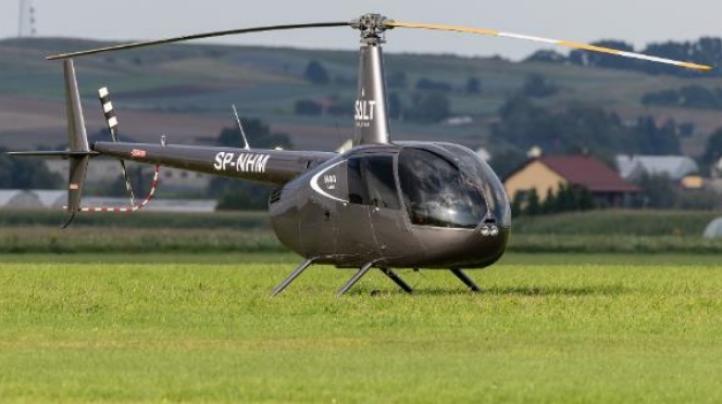 Śmigłowiec R44 Cadet biorący udział w wypadku, fot. Łukasz Stawisz, źródło_PKBWL