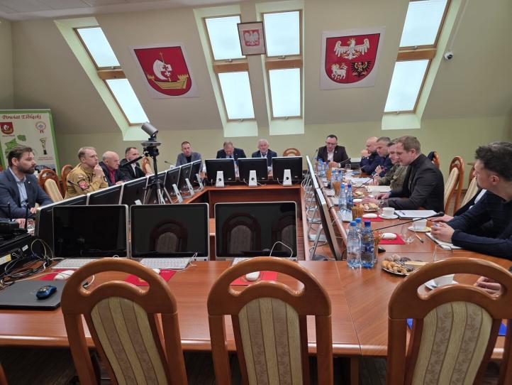 Spotkanie w Starostwie Powiatowym w Elblągu - 19 lutego 2026 (fot. powiat.elblag.pl)