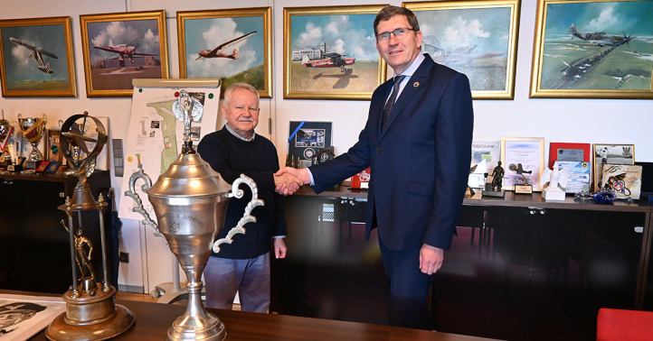 Trofea zdobyte przez Edwarda Makulę przekazano do Muzeum Lotnictwa Polskiego w Krakowie (fot. Muzeum Lotnictwa Polskiego)2