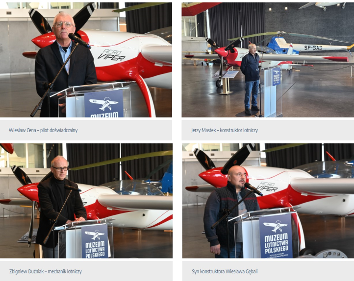 Uroczyste odsłonięcie samolotu Acro Viper (fot. Muzeum Lotnictwa Polskiego w Krakowie)3
