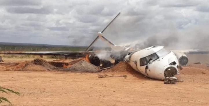 Wypadek samolotu Fokker 50 w Somalii, fot. thekenyatimes