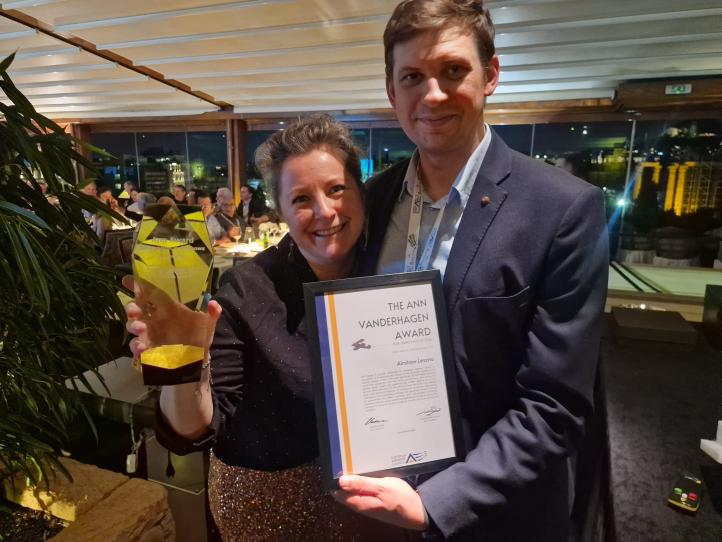 Antidotum Airshow Leszno z nagrodą The Ann Vanderhagen Award for Innovation 2026 (fot. Antidotum Airshow Leszno)