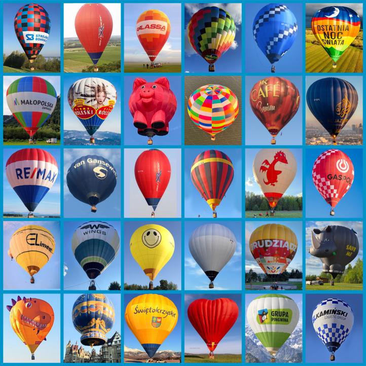 Balony na 5. Małopolskim Festiwalu Balonów 'Odlotowa Małopolska' (fot. Małopolski Festiwal Balonów 'Odlotowa Małopolska')