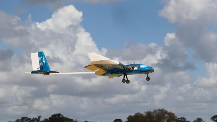 Bezzałogowy samolot Akademickiego Klubu Lotniczego PP na zawodach SAE Aero Design East w USA (fot. Politechnika Poznańska)