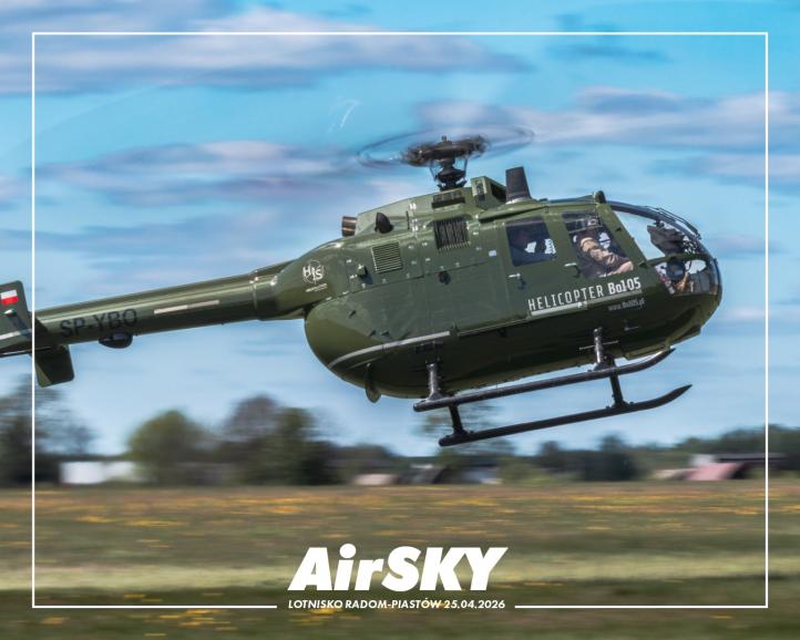 Bo 105 należący do Heli Solution (fot. Daniel Puciłowski)