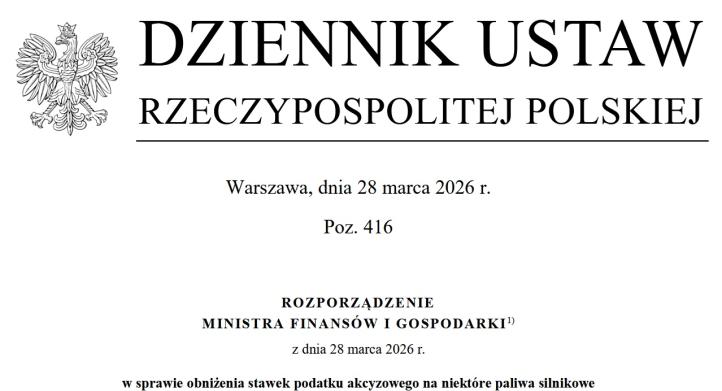 Dziennik Ustaw, poz. 416