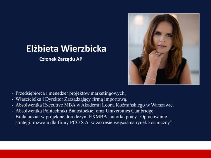 Elżbieta Wierzbicka, Członek Zarządu Aeroklubu Polskiego (fot. Aeroklub Polski)