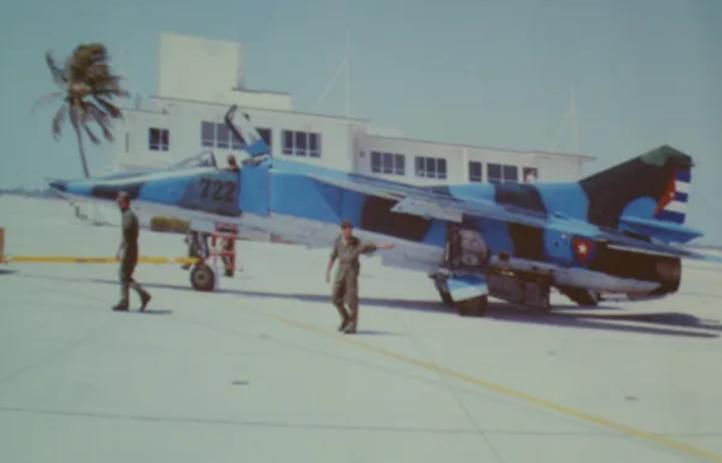 Kubański myśliwiec Mig-23 w bazie Key West na Florydzie, fot. MilitaryAviationChronicles