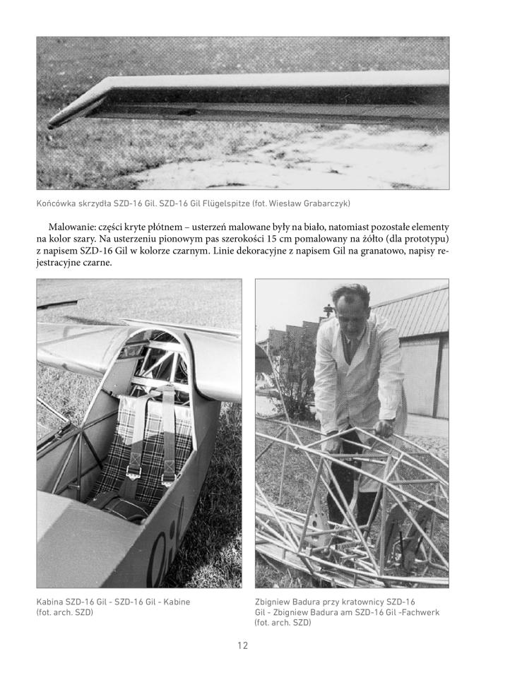 Szybowce treningowe SZD-16 Gil, SZD-15A Sroka i SZD-25A Lis (fot. Bydgoski Klub Seniorów Lotnictwa)3