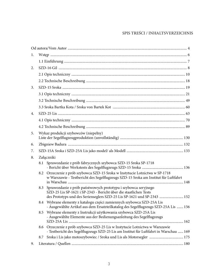 Szybowce treningowe SZD-16 Gil, SZD-15A Sroka i SZD-25A Lis (fot. Bydgoski Klub Seniorów Lotnictwa)8