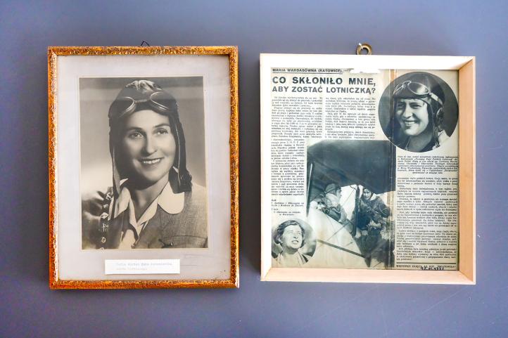 Wycinek prasowy ze Światowida 1931 Co skłoniło mnie, aby zostać lotniczką (fot. Muzeum Lotnictwa Polskiego)