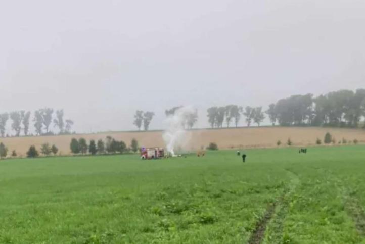 Wypadek samolotu CH-601 Zodiak w Lipowej, fot. PKBWL