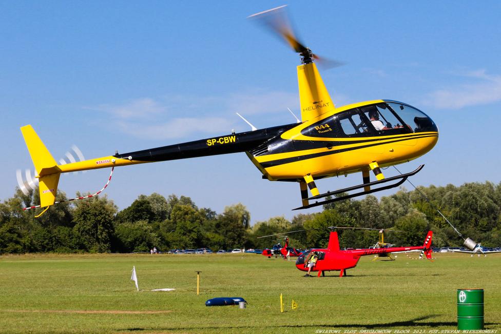 Światowy zlot śmigłowców Płock 2023 (fot. Stefan Mieszkowski)