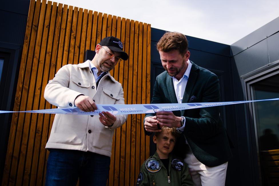 Domek Pilota na Lotnisku Mielec - uroczyste otwarcie (fot. Lotnisko Mielec)