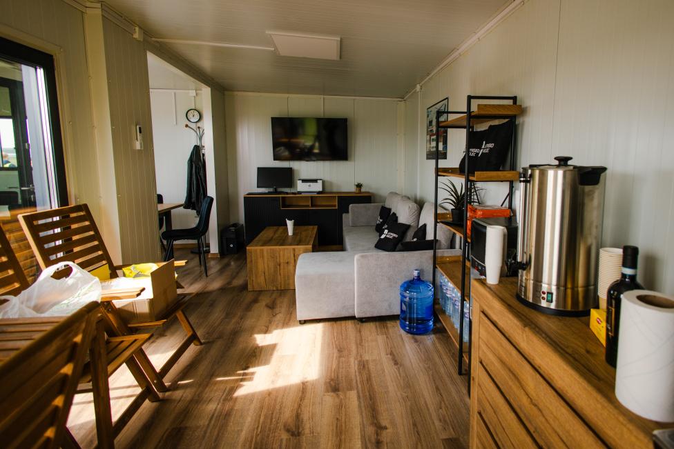 Domek Pilota na Lotnisku Mielec - wnętrze (fot. Lotnisko Mielec)2