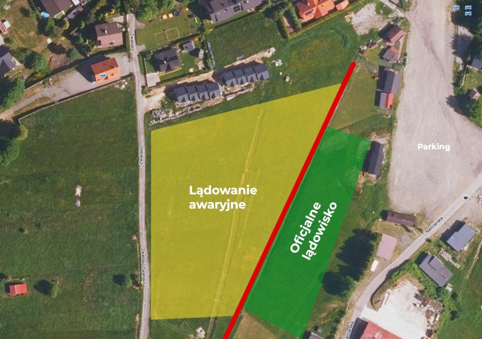 Nowe oficjalne lądowisko Beskidzkiego Stowarzyszenia Paralotniowego w Szczyrku-Czyrnej (fot. Beskidzkie Stowarzyszenie Paralotniowe)2