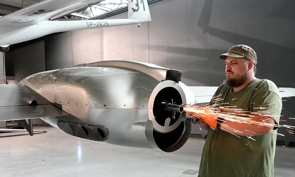 Rekonstrukcja śmigieł samolotu EM-11 'Orka' (fot. Muzeum Lotnictwa Polskiego)