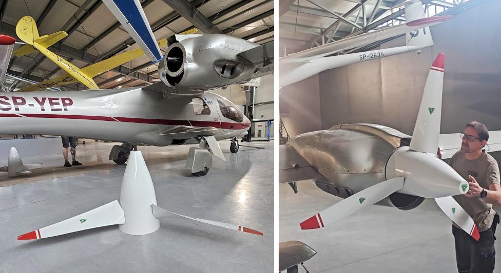 Rekonstrukcja śmigieł samolotu EM-11 'Orka' (fot. Muzeum Lotnictwa Polskiego)2