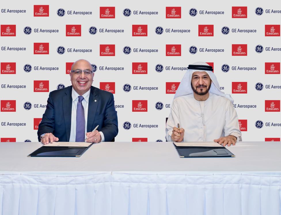 Linie lotnicze Emirates podpisały umowę z GE Aerospace dotyczącą konsultingu technicznego i szkoleniowego (fot. Emirates)