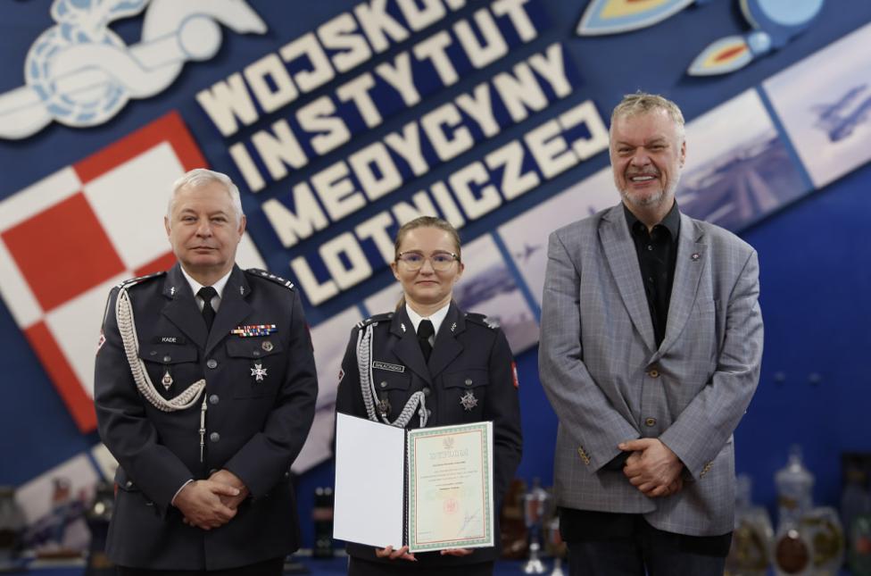 Mjr lek. Daria Sałacińska nowym specjalistą medycyny lotniczej w WIML (fot. ISz, WIML)
