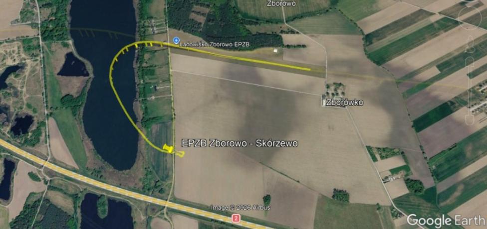 Wypadek samolotu Socata TB-9_D-EUGA, fot. PKWBL