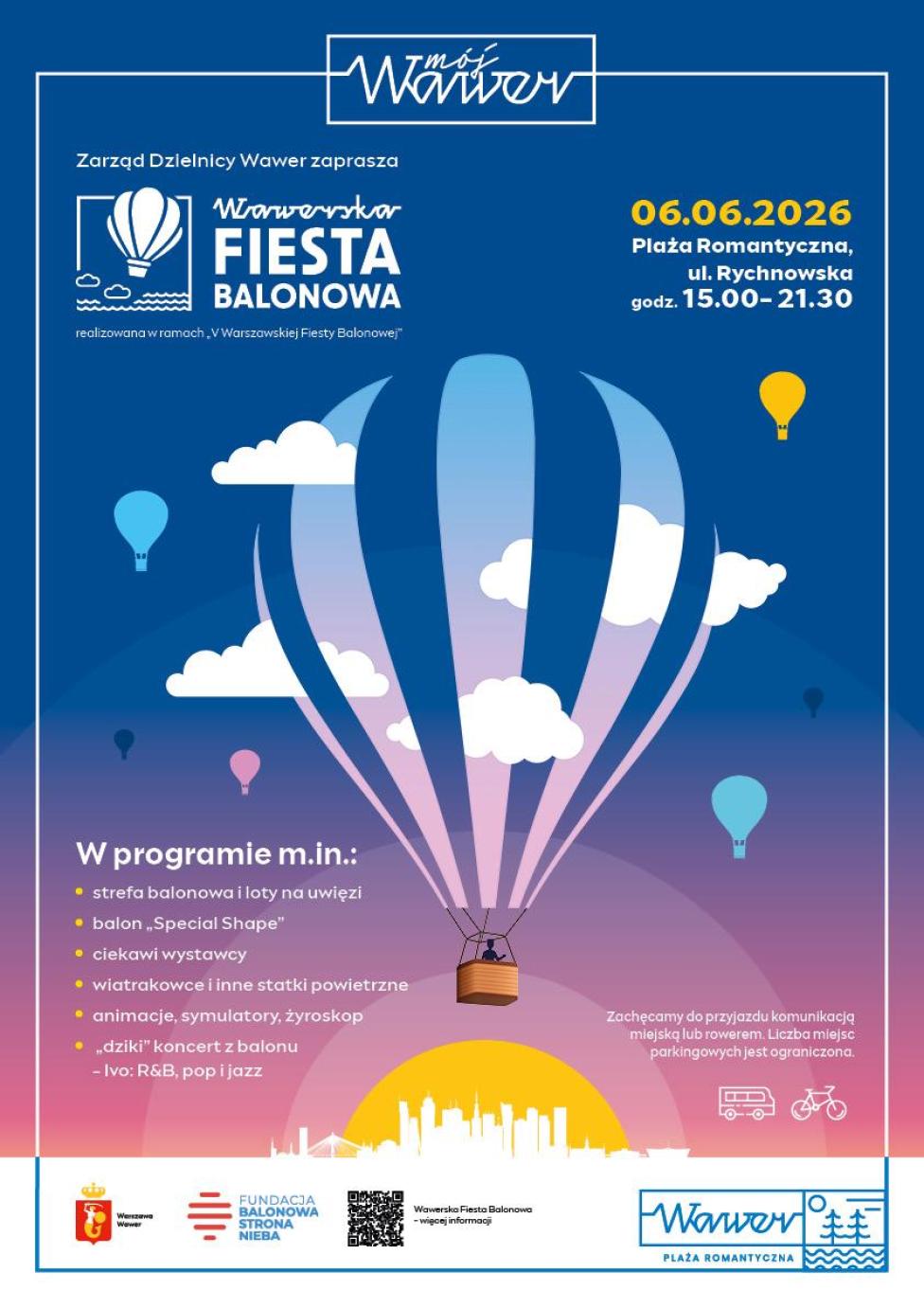 V Wawerska Fiesta Balonowa (fot. Urząd Dzielnicy Wawer m.st. Warszawy)