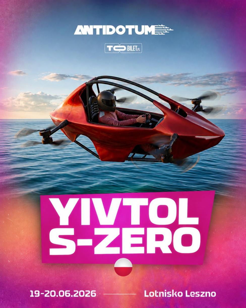 YIVTOL S-Zero na Antidotum Airshow Leszno (fot. grafika poglądowa wygenerowana przez AI wysłana przez właściciela)