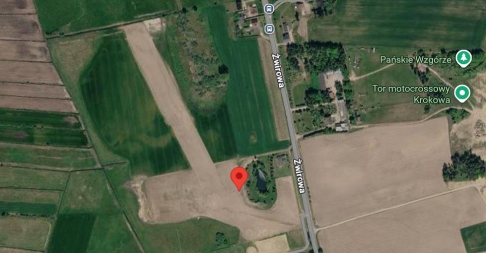 Lądowisko Krokowa, fot. google maps