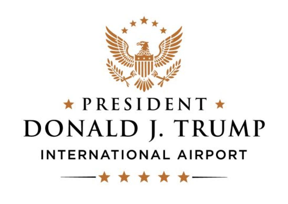 Lotnisko im. Donalda J. Trumpa na Florydzie - logo (fot. pbia.org)