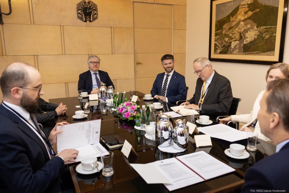 Wizyta Sekretarza Generalnego ICAO w Polsce (fot. J. Kozłowski, Ministerstwo Spraw Zagranicznych)