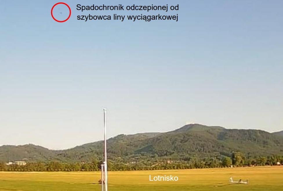 Wypadek szybowca SZD-50-3 Puchacz na lotnisku EPBA, fot. źródło PKBWL