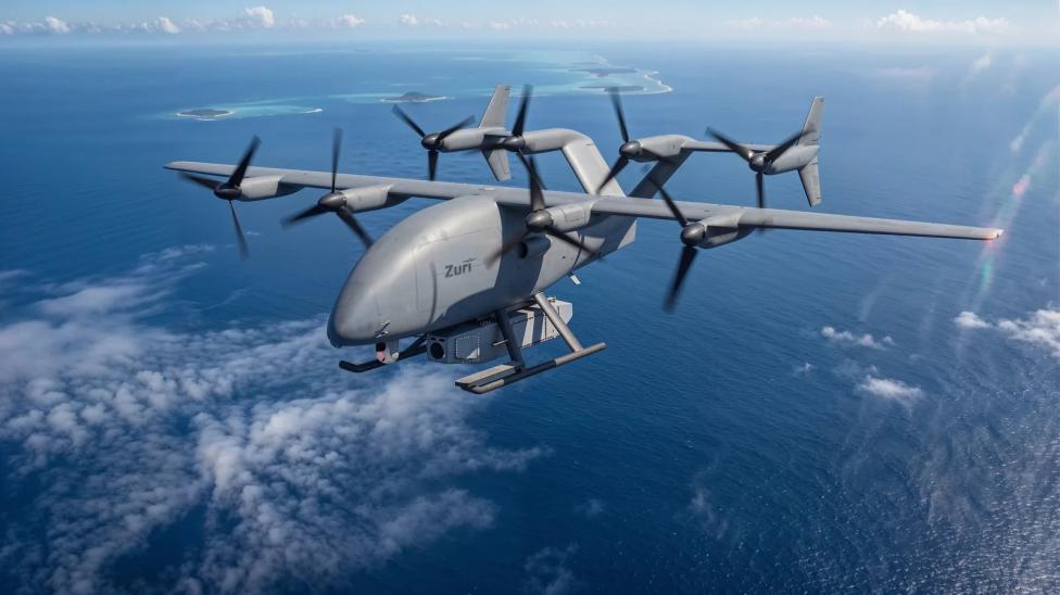 Bezzałogowiec transportowy VTOL firmy Zuri w locie (fot. zuri.com)