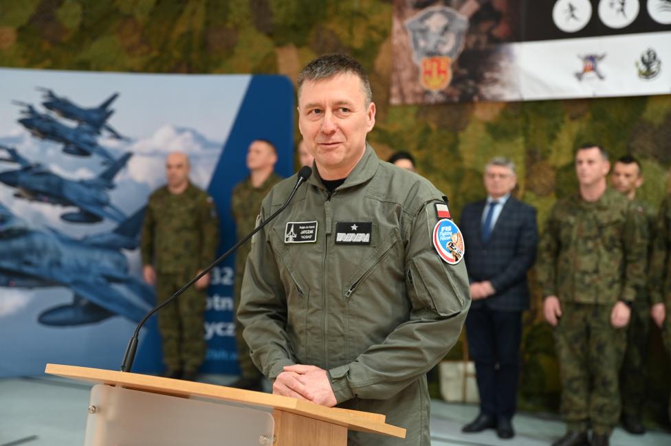 Gen. bryg. pil. Tomasz Jatczak (fot. 32 Baza Lotnictwa Taktycznego)