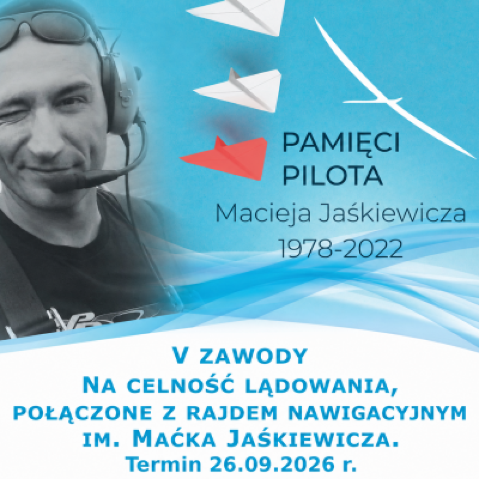 V zawody na celność lądowania, połączone z rajdem nawigacyjnym im. Maćka Jaśkiewicza (fot. Aeroklub Ziemi Piotrkowskiej)