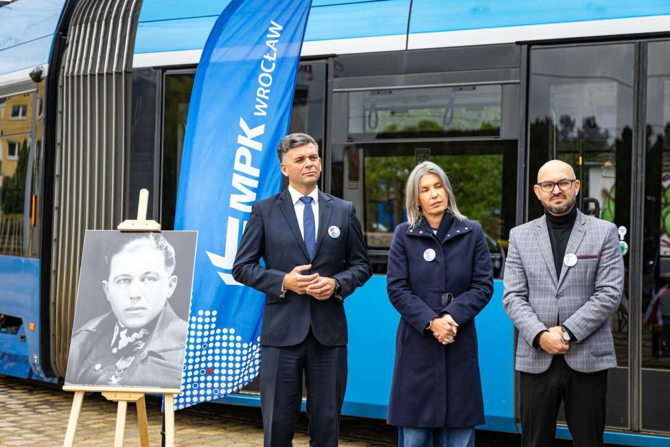 Bolesław Orliński patronem tramwaju MPK Wrocław (fot. MPK Wrocław)