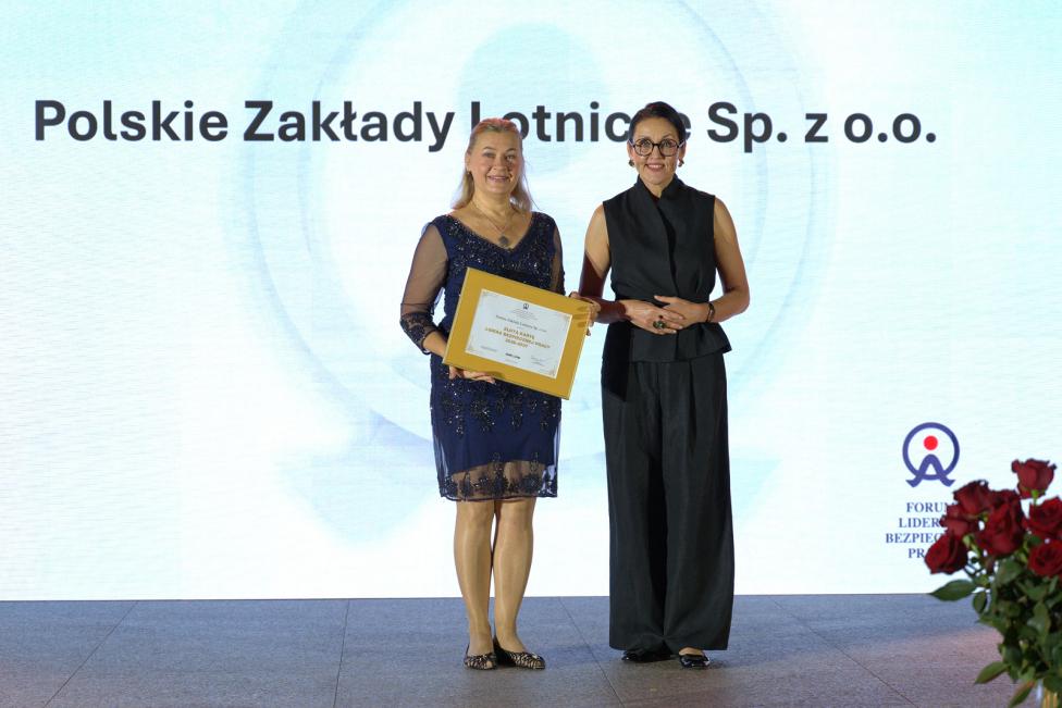 PZL Mielec po raz drugi otrzymał Złotą Kartę Lidera Bezpiecznej Pracy (fot. PZL Mielec)