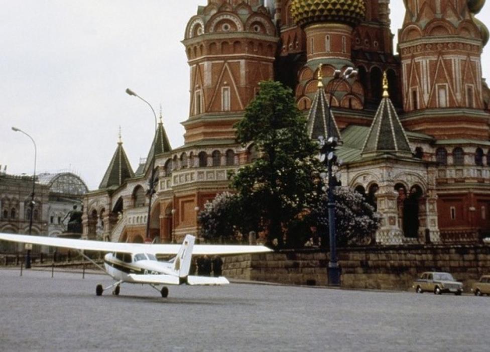 Lądowanie Mathiasa Rausa w Moskwie 