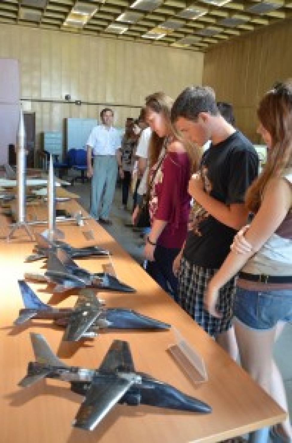 Wizyta studentów z Kijowa w Instytucie Lotnictwa