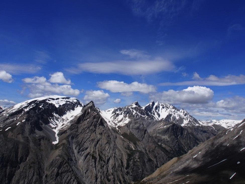 Alpy Kotyjskie z lotu ptaka, fot. Sebastian Kawa
