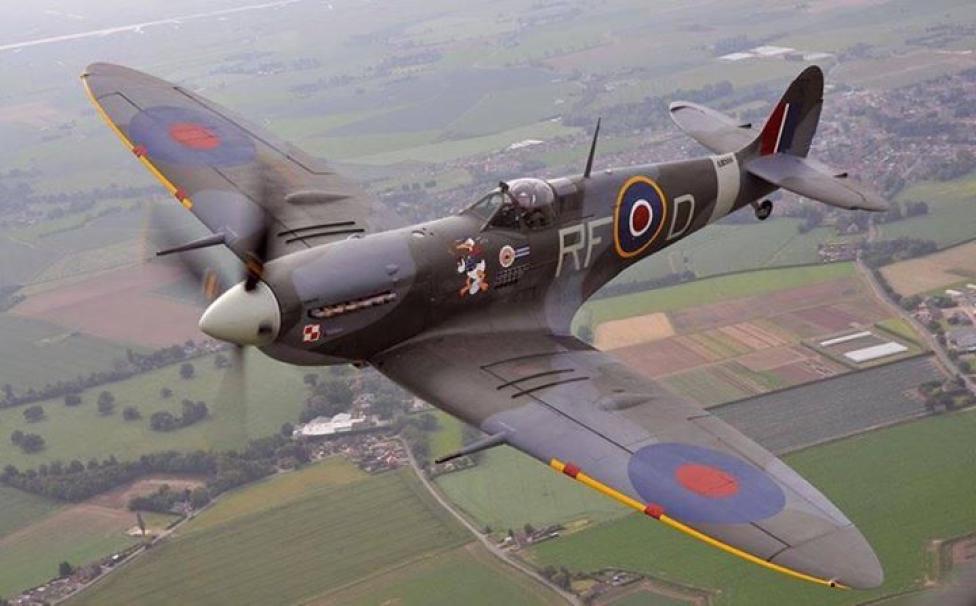 Zdjęcie polskiego Spitfire'a użete przez partię Britain First