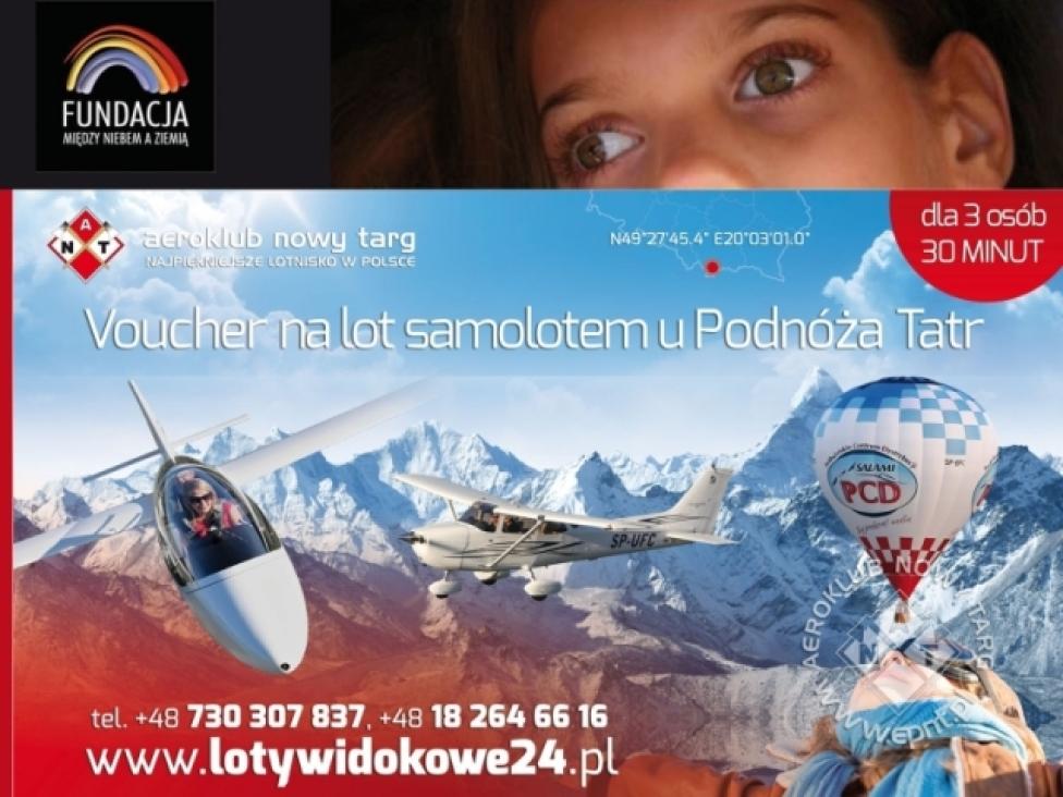 Aeroklub Nowy Targ pomaga dzieciom
