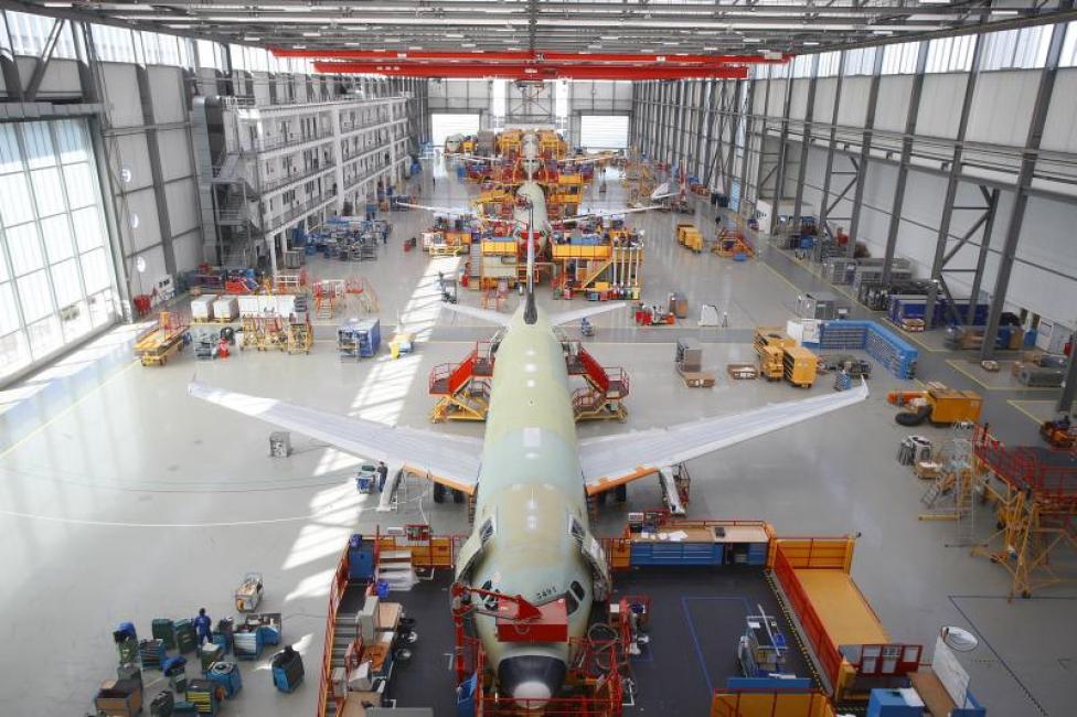 Do 2012 r. Airbus zwiększy skalę produkcji samolotów wąskokadłubowych do 40 miesięcznie 