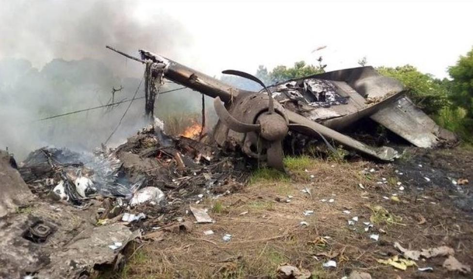 Katastrofa samolotu w Sudanie Południowym, fot. JACDEC twitter